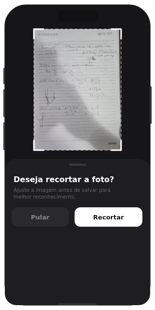 Recortando a imagem